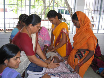 Baby Health Check-up in Mamta Hospital